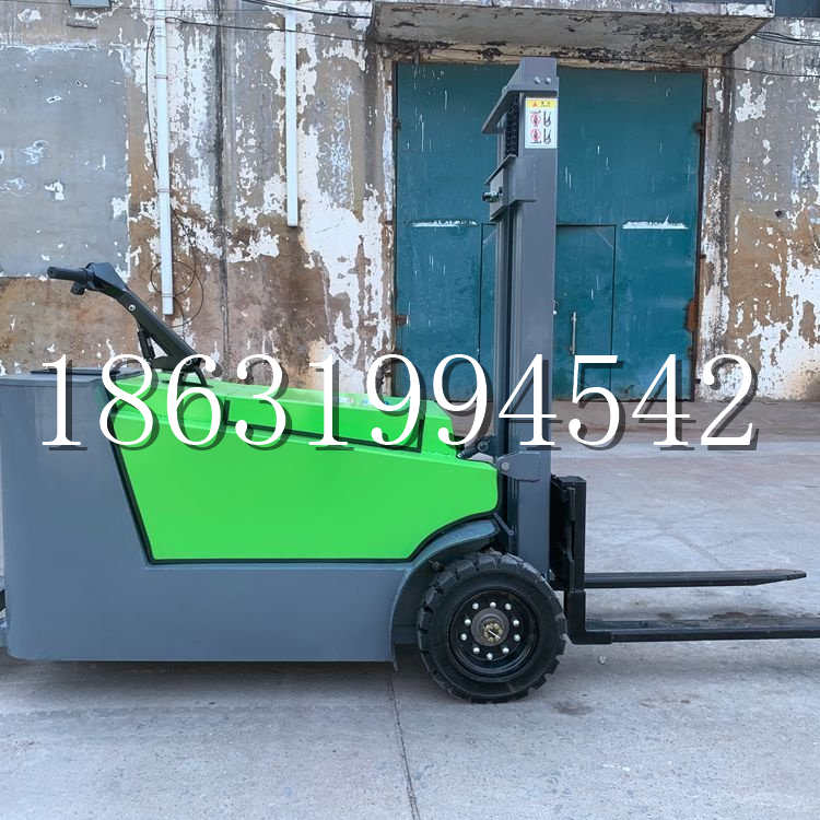 宁明县小型电动叉车1吨2吨步行站驾式电瓶堆高充电装卸车液压升降车铲车