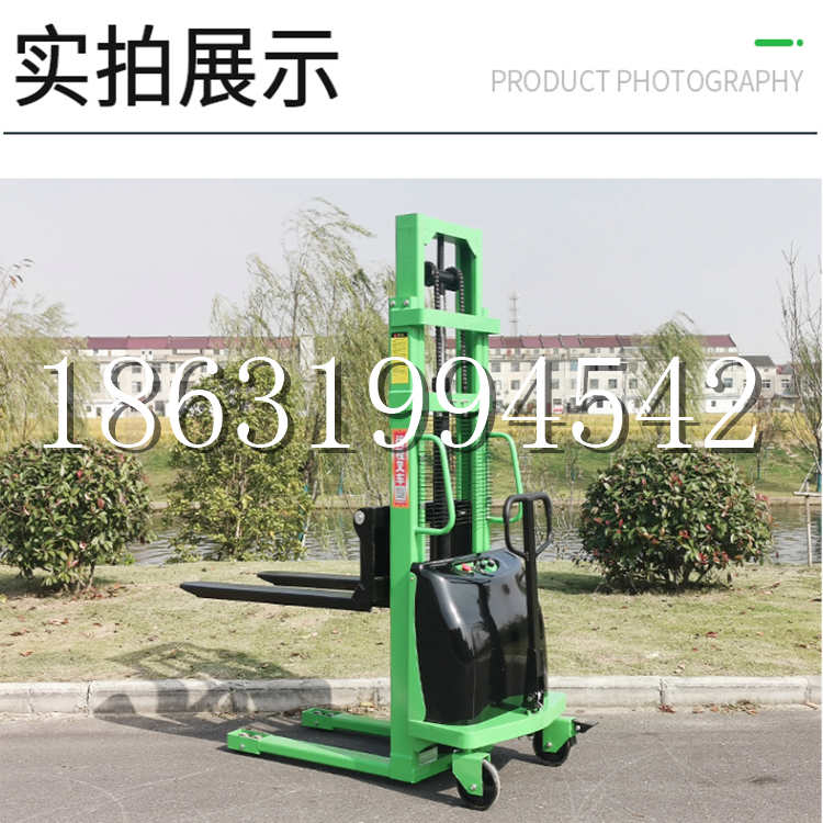 宁明县电动叉车堆高车液压铲车电瓶1吨2吨站驾步行式小型全自动叉车